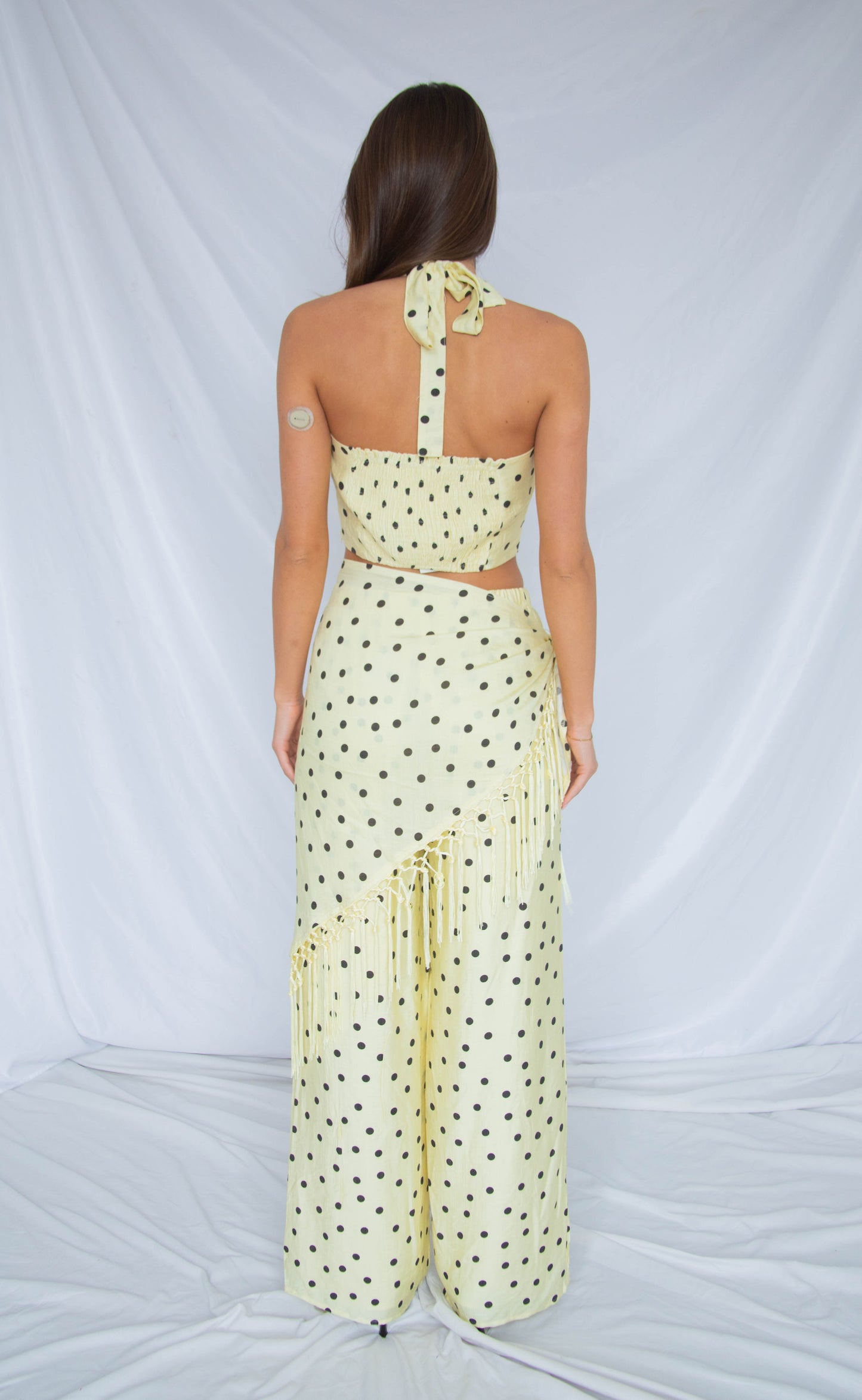 see you smile polka dot set