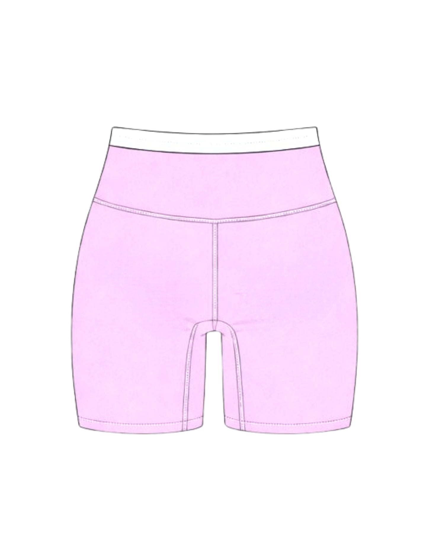 Sculpt Biker Short -Lavender Coast