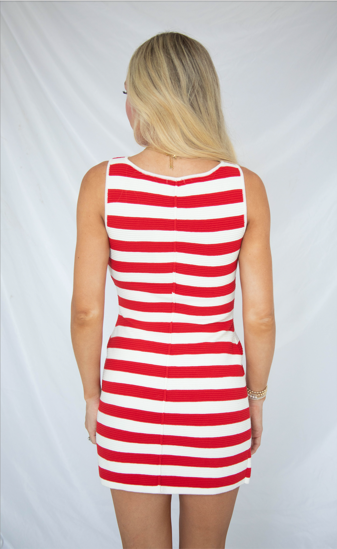 show me your mumu: cameron mini dress - red stripe