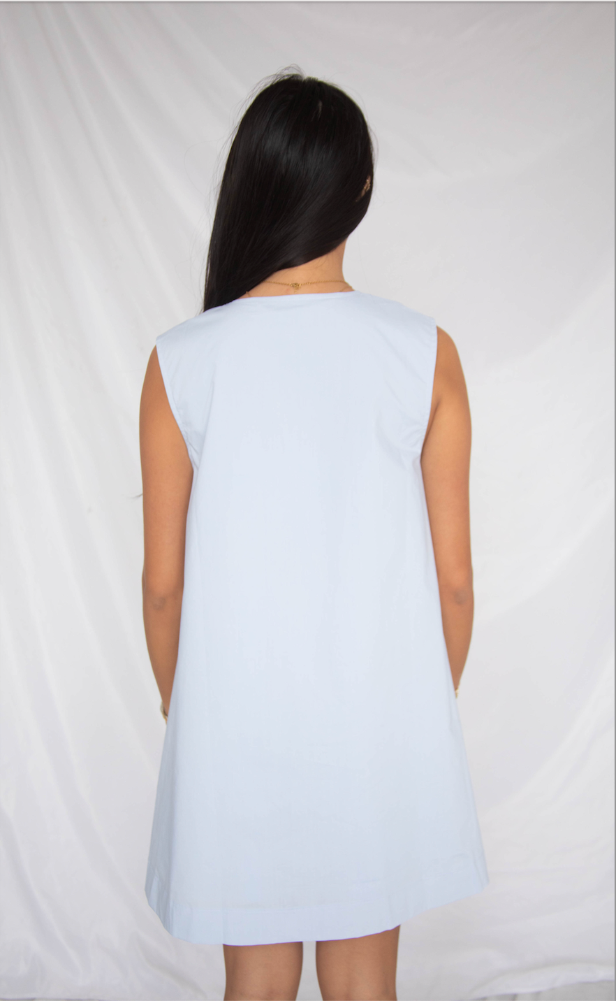 sweet memory mini dress - light blue