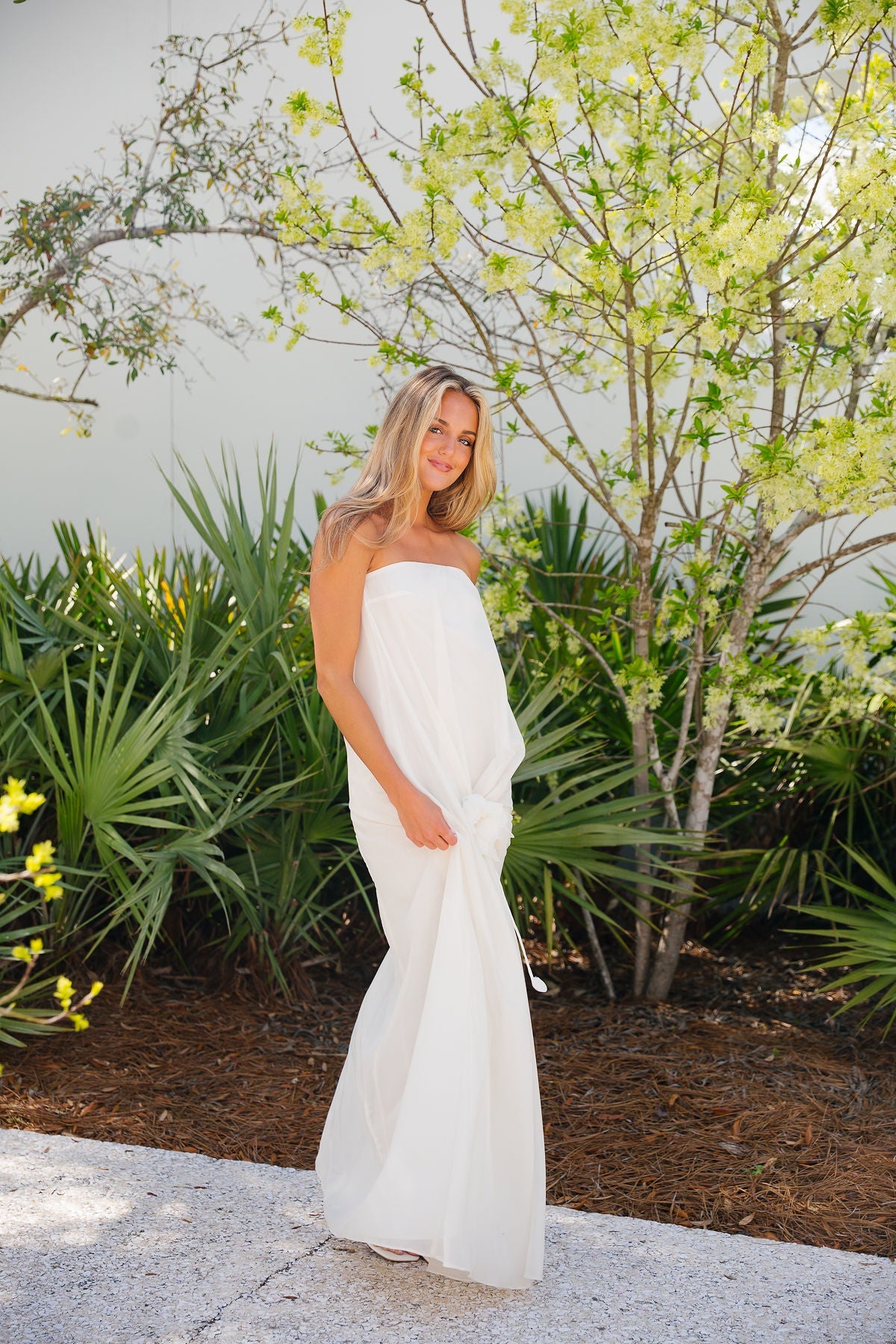 The Alys Dress - White