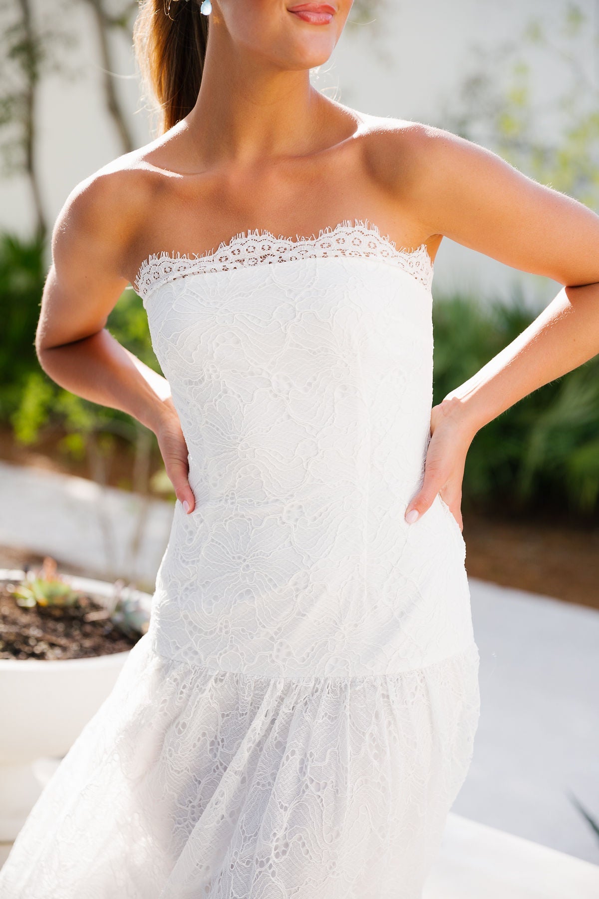 The European Bride - White Lace