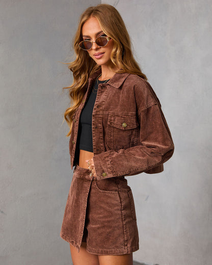 Coffee Meets Corduroy Jacket