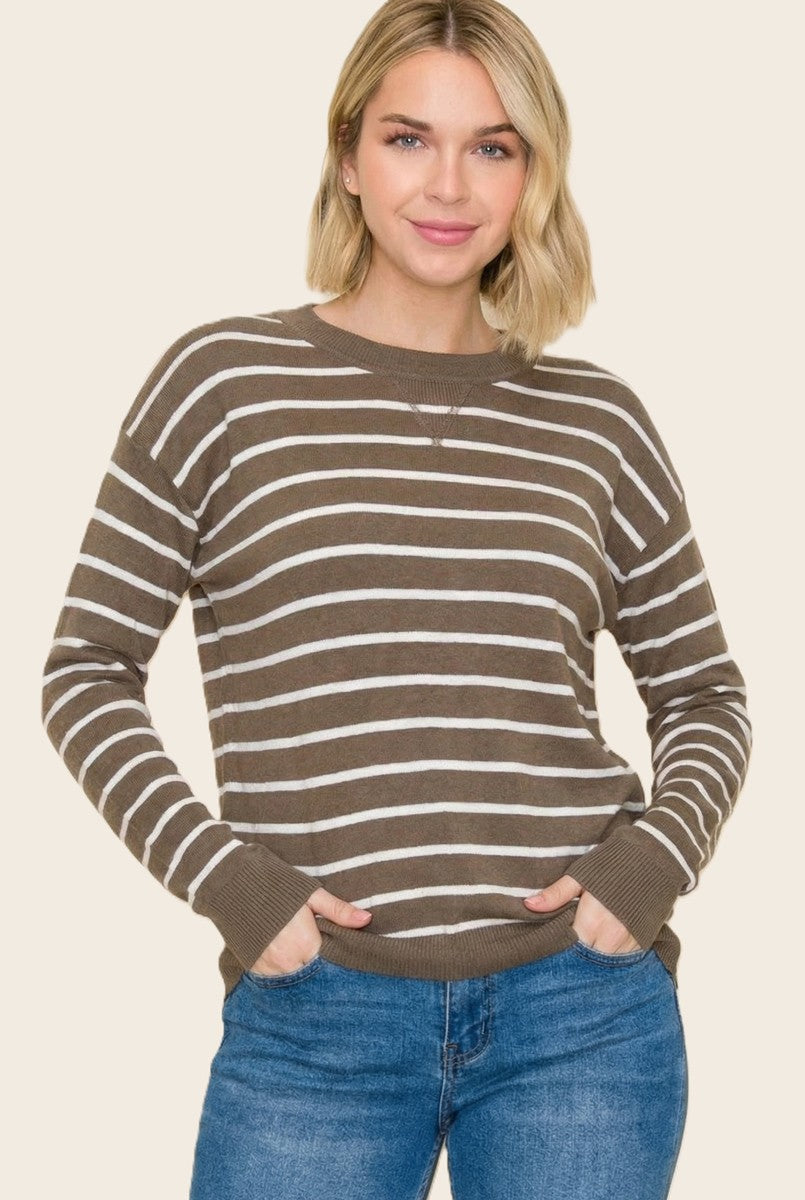 Cozy Everyday Striped Sweater