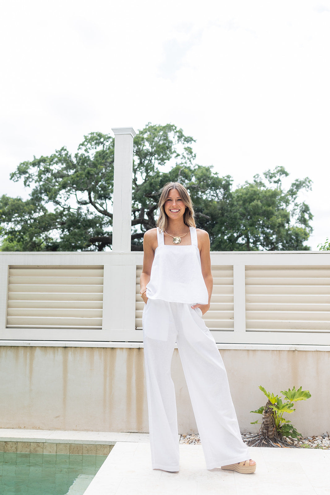 Monaco Pant - White