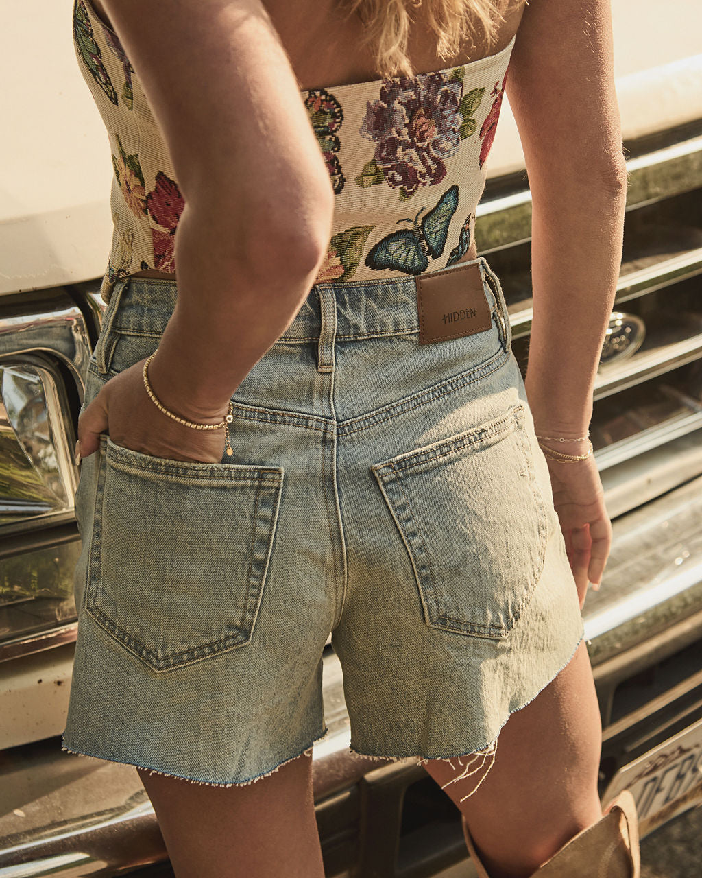 Backroad Muse Denim High Rise Shorts