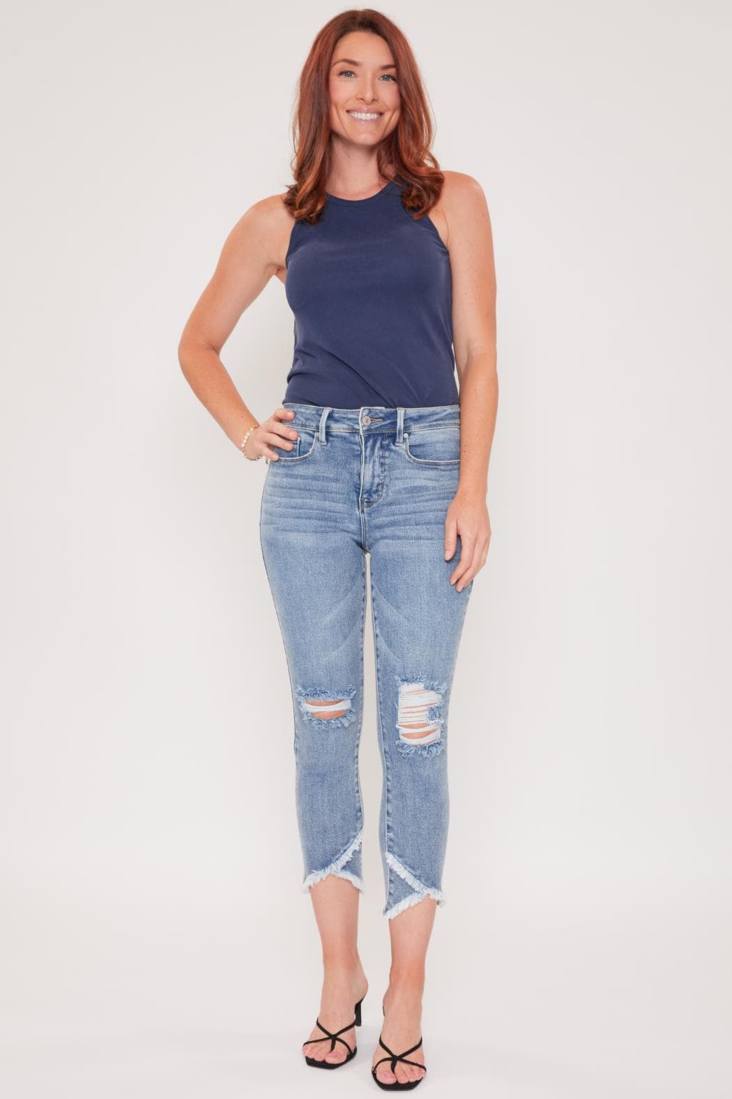 Women's Vintage Tulip Hem Ankle Jean