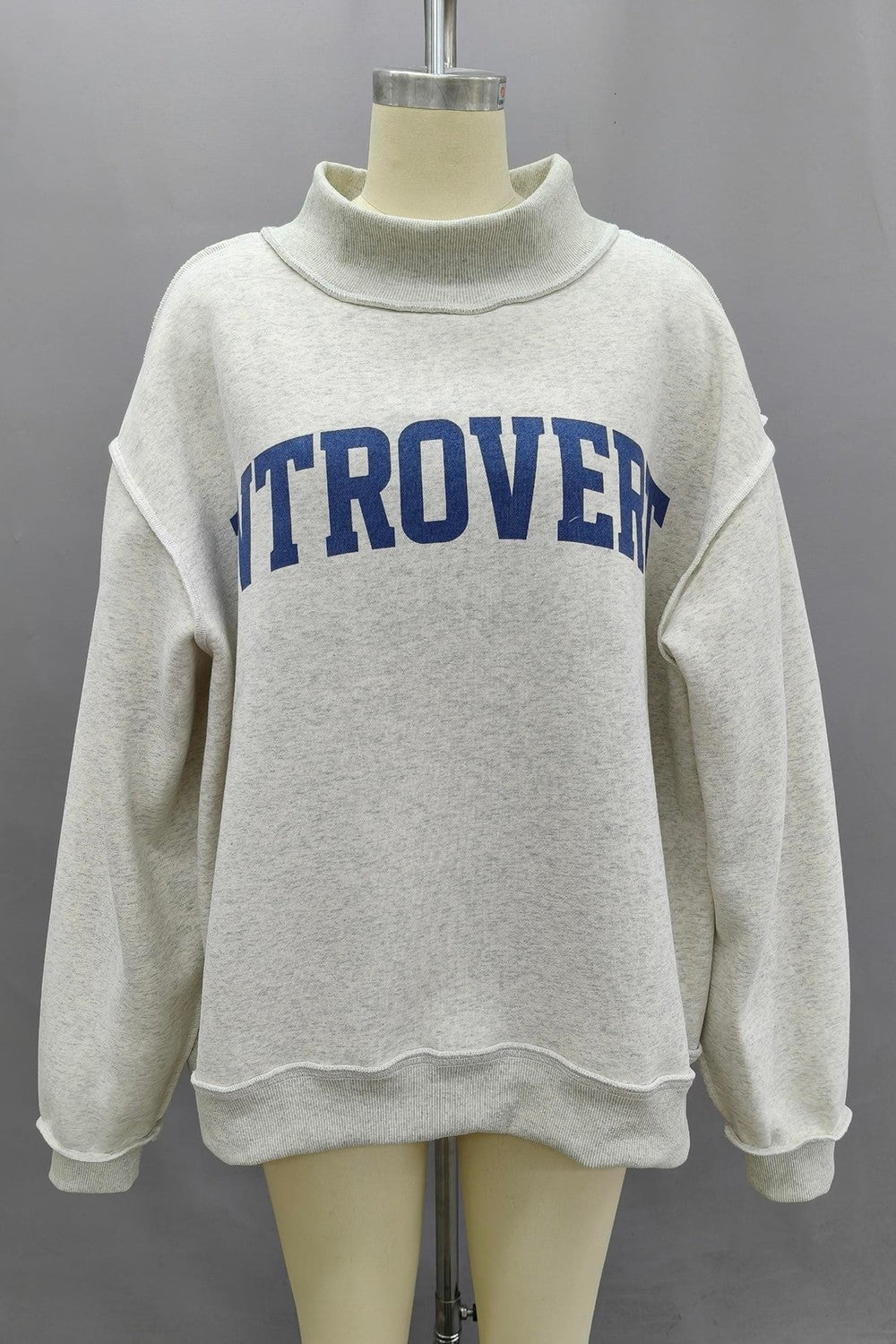 'Introvert &amp; Extrovert' Reversible Sweatshirt