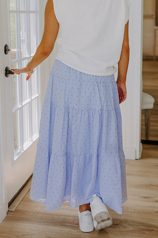 Sweet Whisper High Waist Maxi Skirt