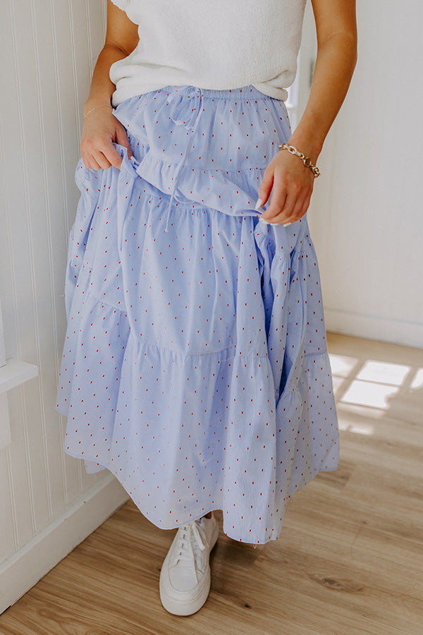Sweet Whisper High Waist Maxi Skirt