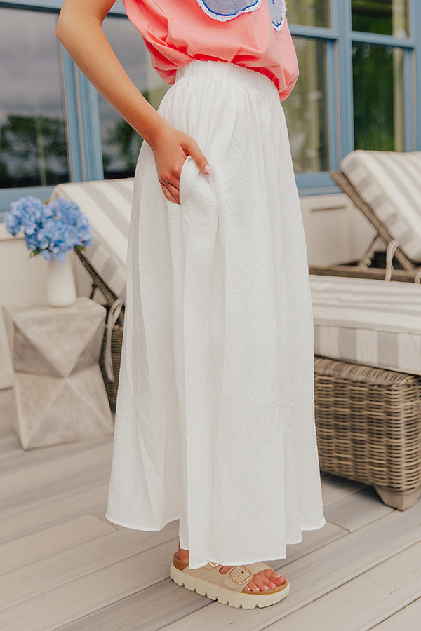 The Eleanor High Waist Midi Skirt