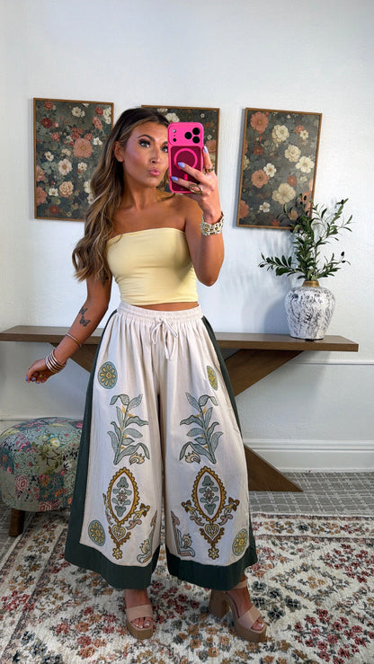 Olive Breeze Pants, Taupe/Olive