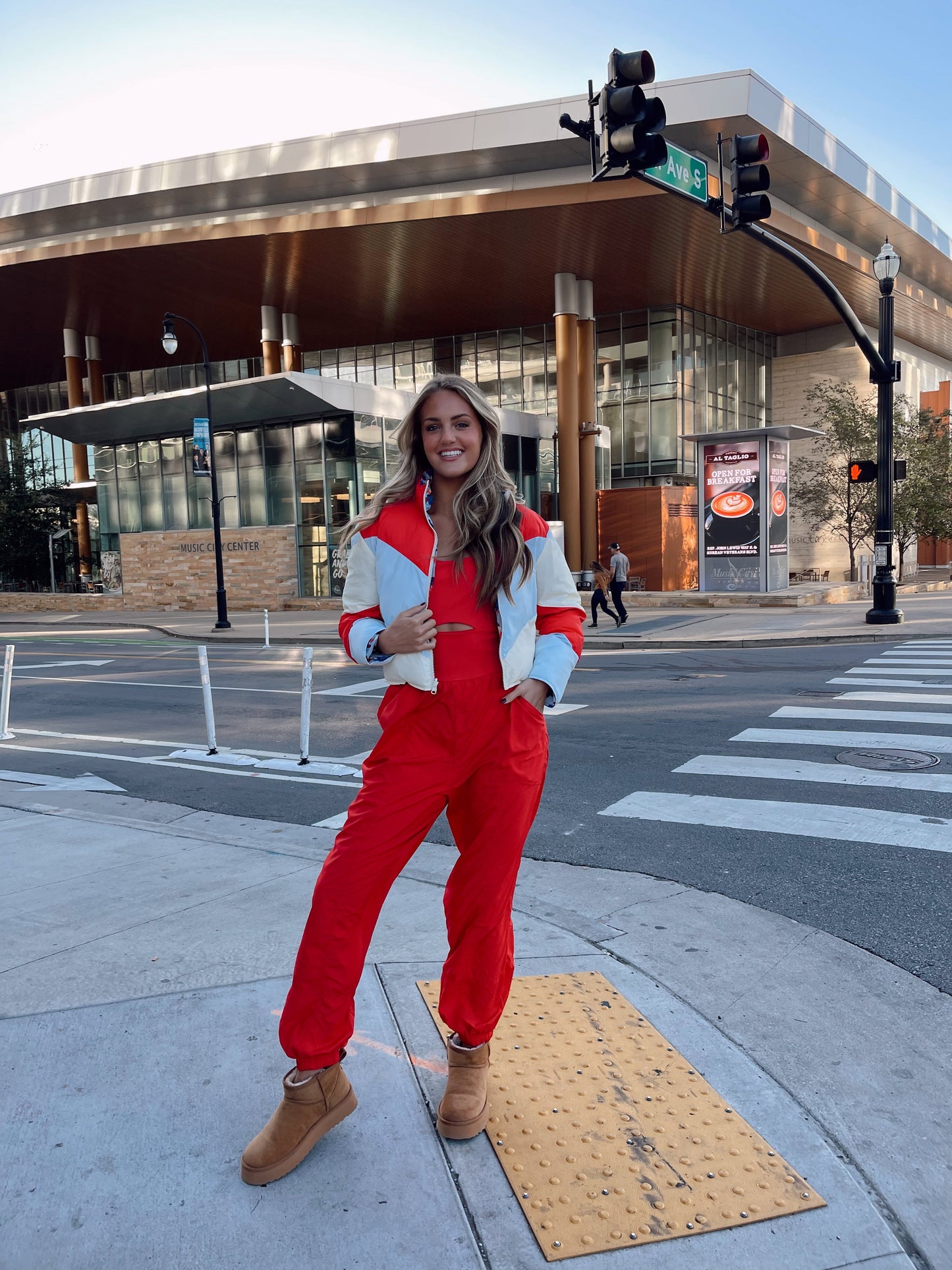 Righteous Onsie -  Red FREE PEOPLE