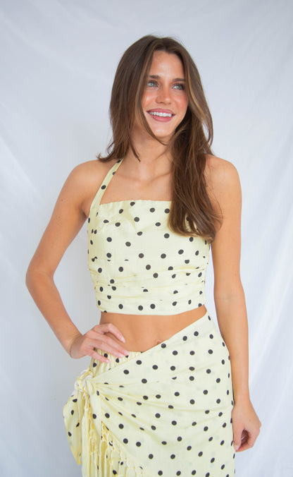 see you smile polka dot set
