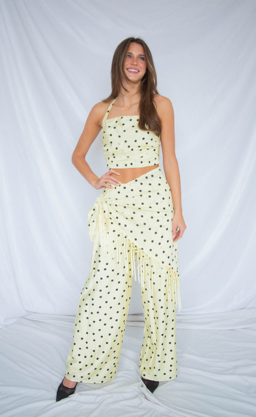 see you smile polka dot set