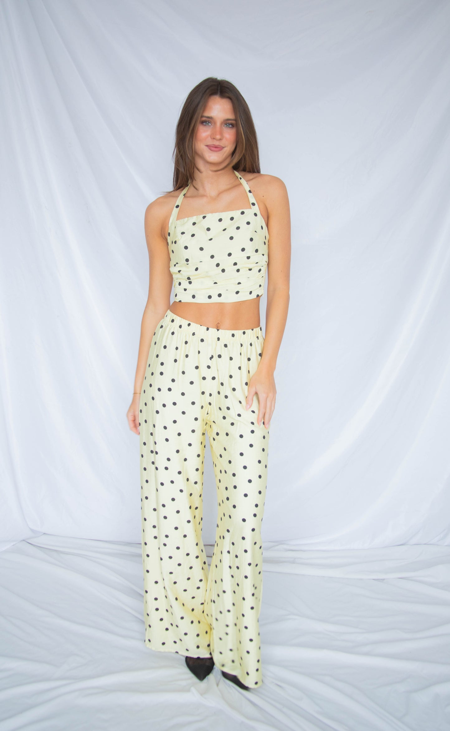 see you smile polka dot set
