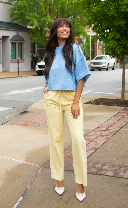 see it through striped pants