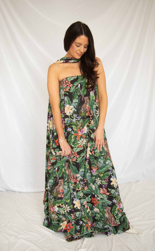 show me your mumu: tinsley tube dress - jungle mirage