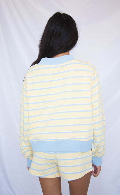 take the chance striped lounge set