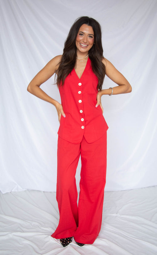 show me your mumu: easygoing pants - sundried tomato