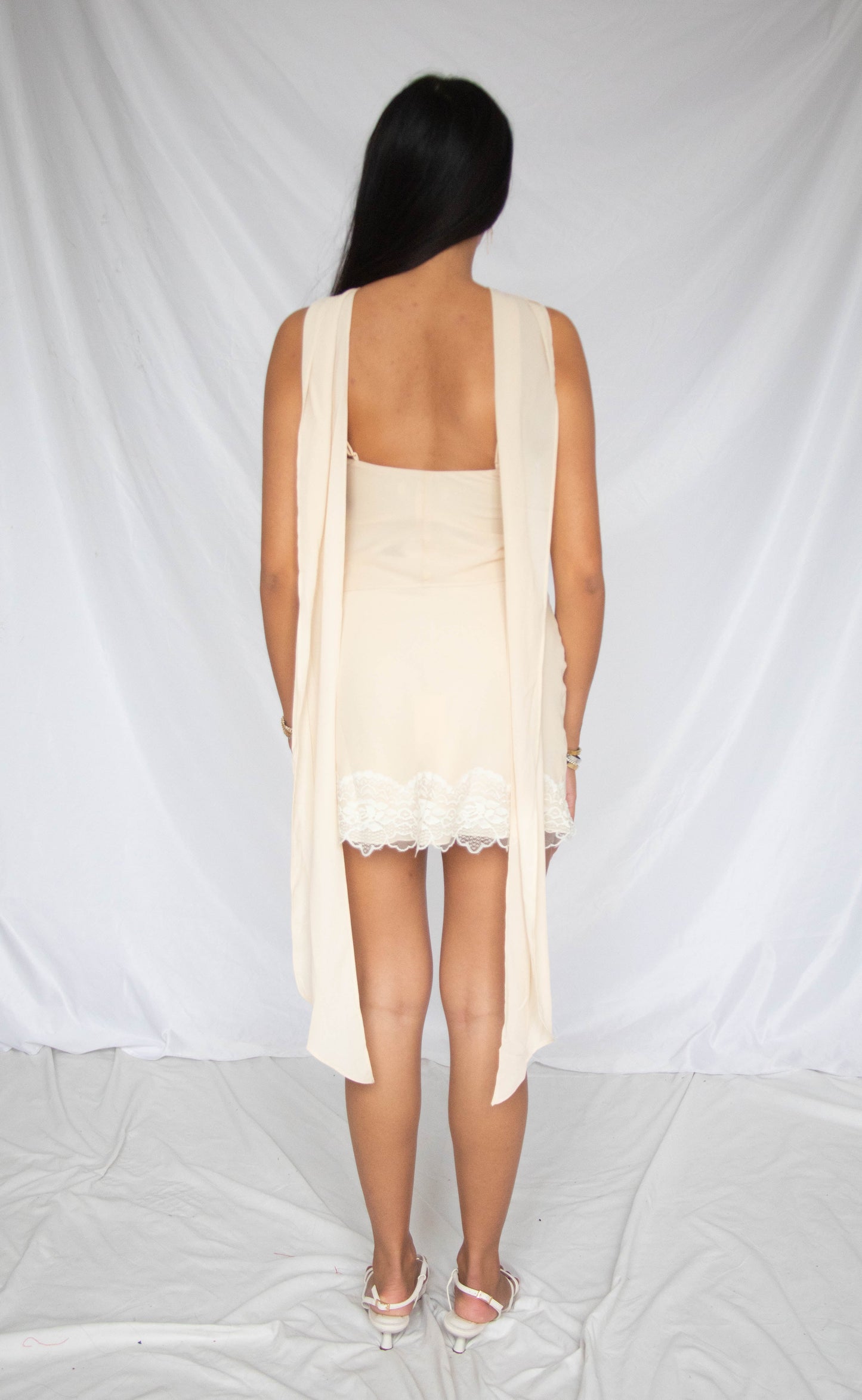 wandering far chiffon two piece set