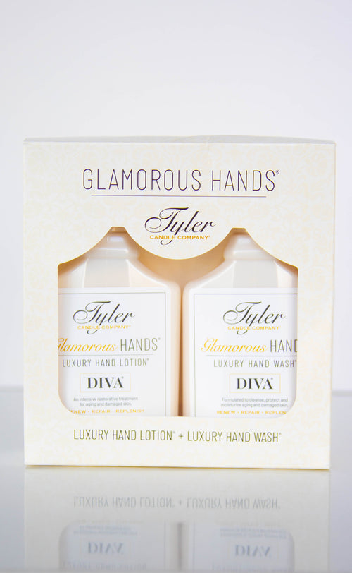 tyler candle co: glamorous hands gift set