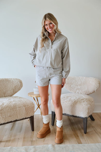 Varsity Shorts - Grey