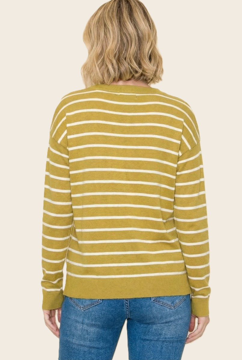 Cozy Everyday Striped Sweater