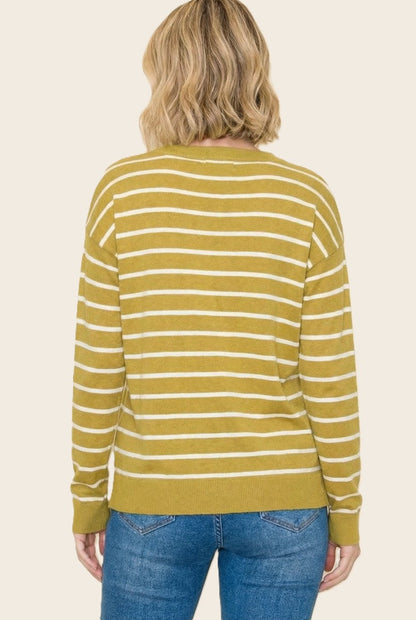 Cozy Everyday Striped Sweater