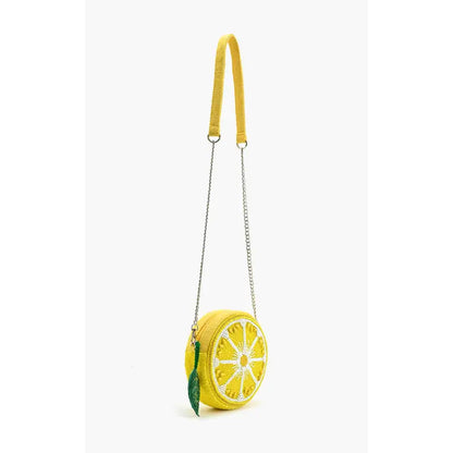 Make Lemonade Round Crossbody Bag