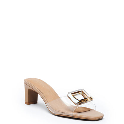 Park Ave Jewel Heel - Tea