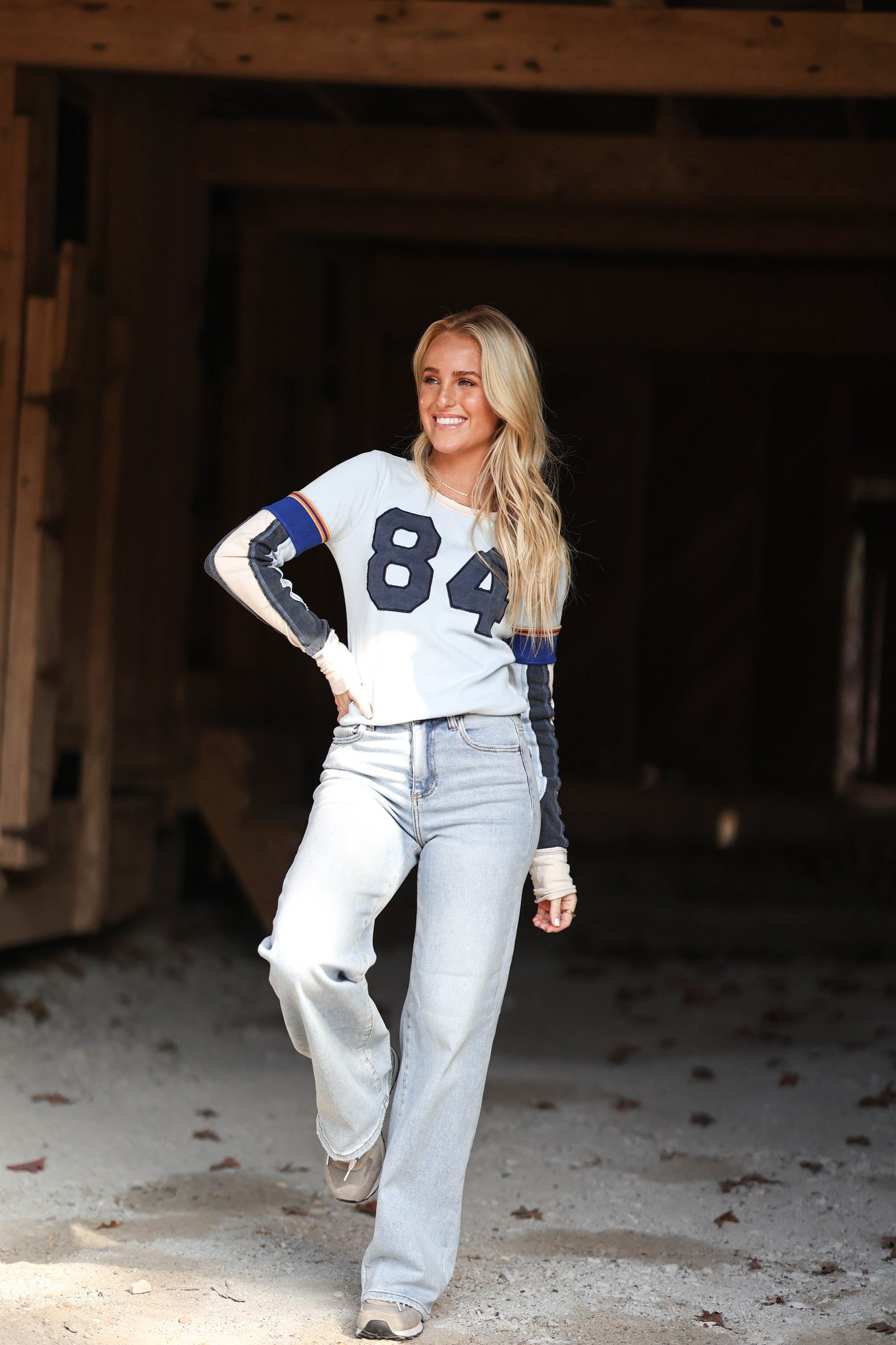 Snow Peak Tee - Ballad Blue Combo FREE PEOPLE