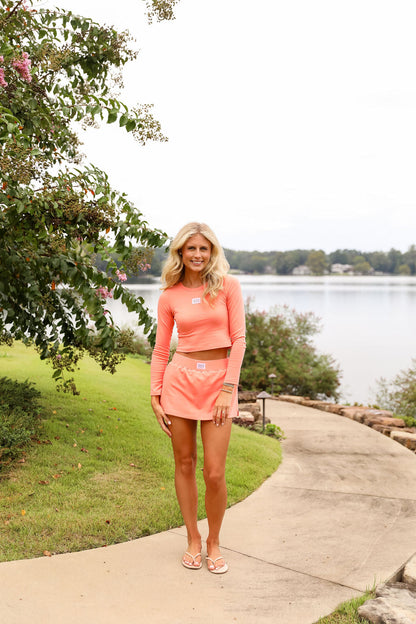 Mini Skirt - Peach Sorbet