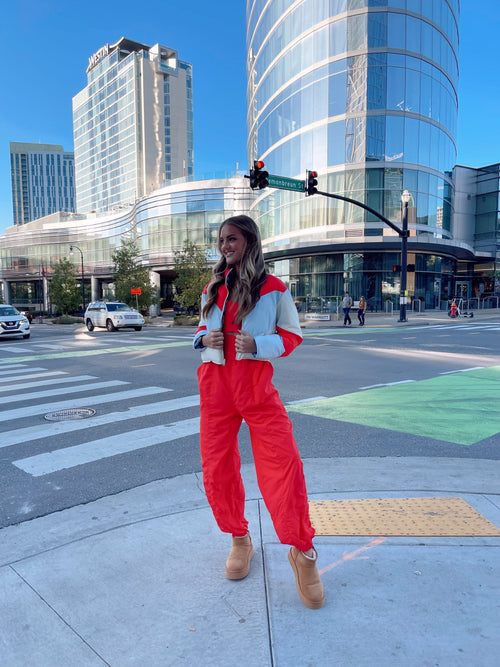 Righteous Onsie -  Red FREE PEOPLE