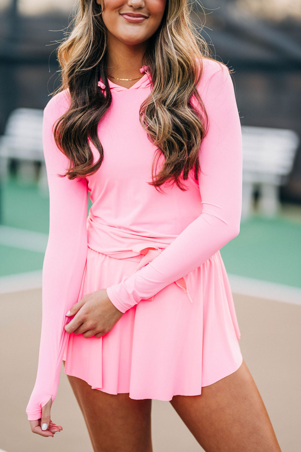 On Point Sporty Skort - Barbie Pink