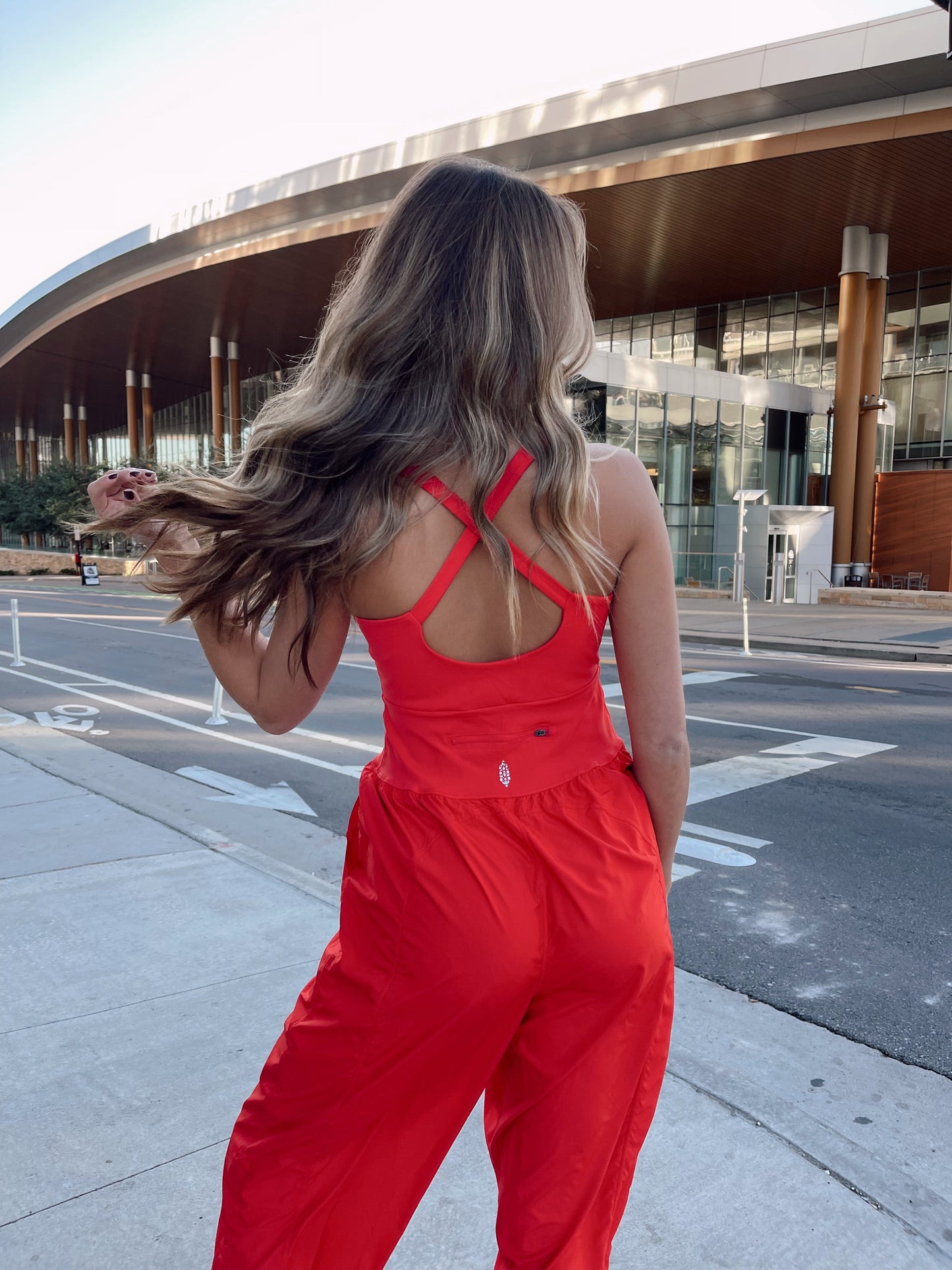 Righteous Onsie -  Red FREE PEOPLE