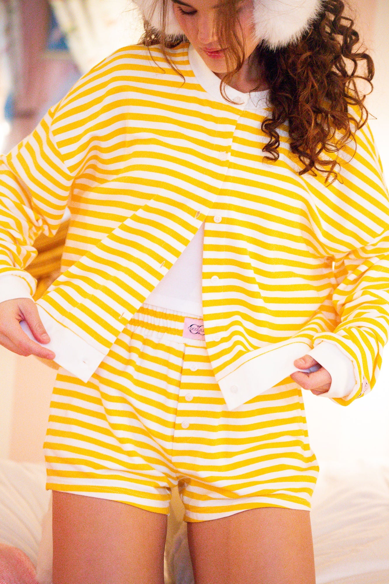 Stripe Cardigan - Sunbeam