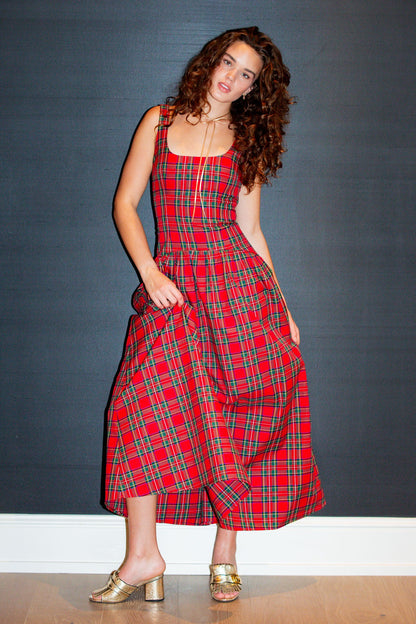 Riley Dress - Holiday Plaid