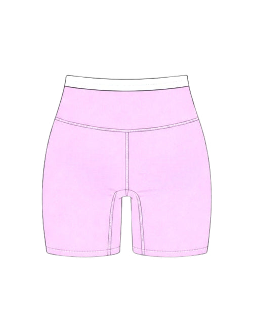 Sculpt Biker Short -Lavender Coast
