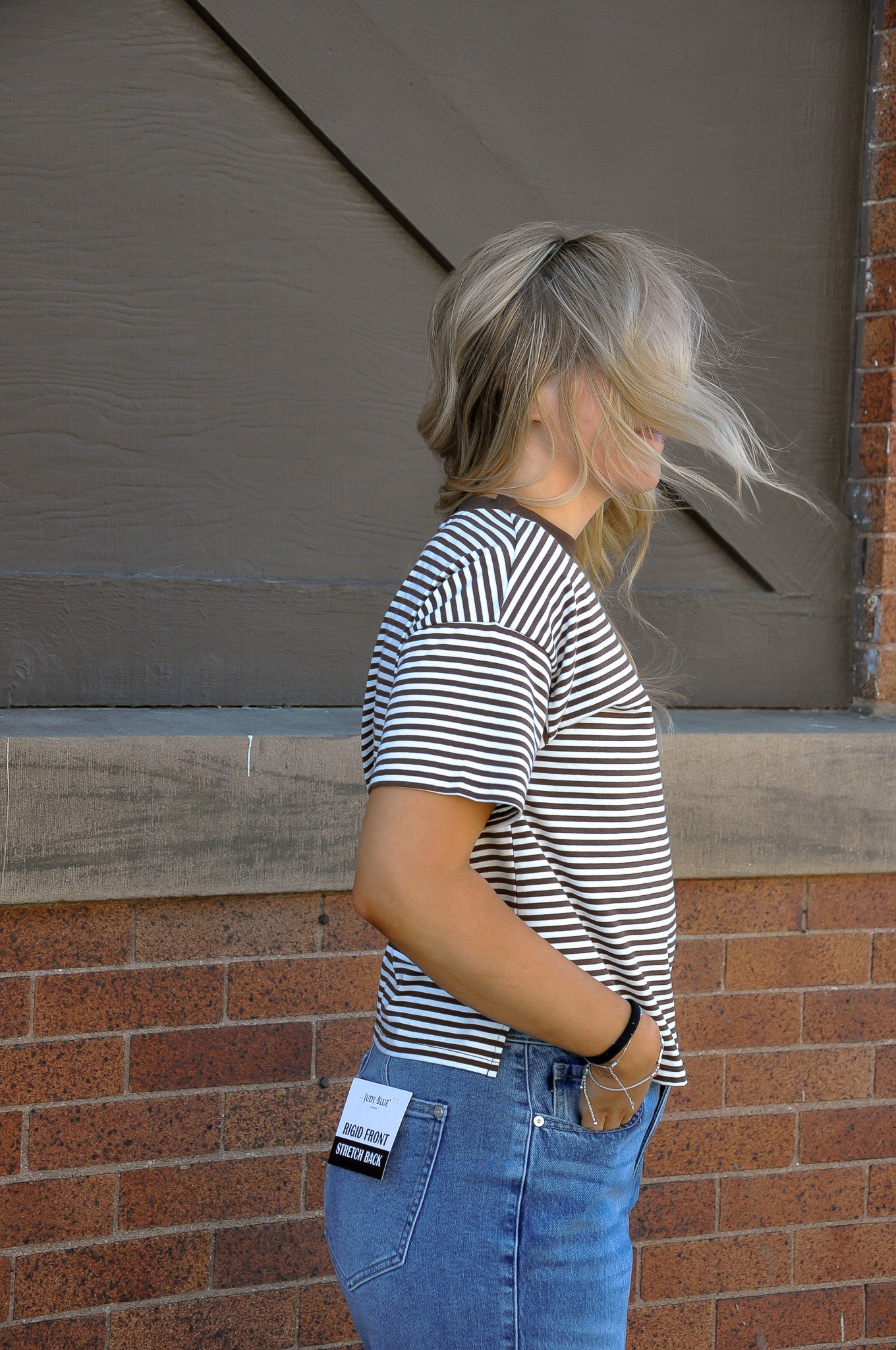 Contrast Neck Band Tee