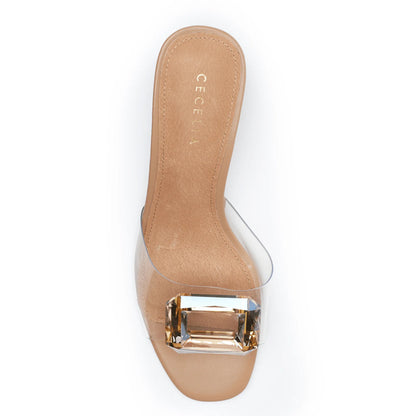 Park Ave Jewel Heel - Tea