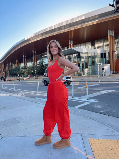 Righteous Onsie -  Red FREE PEOPLE