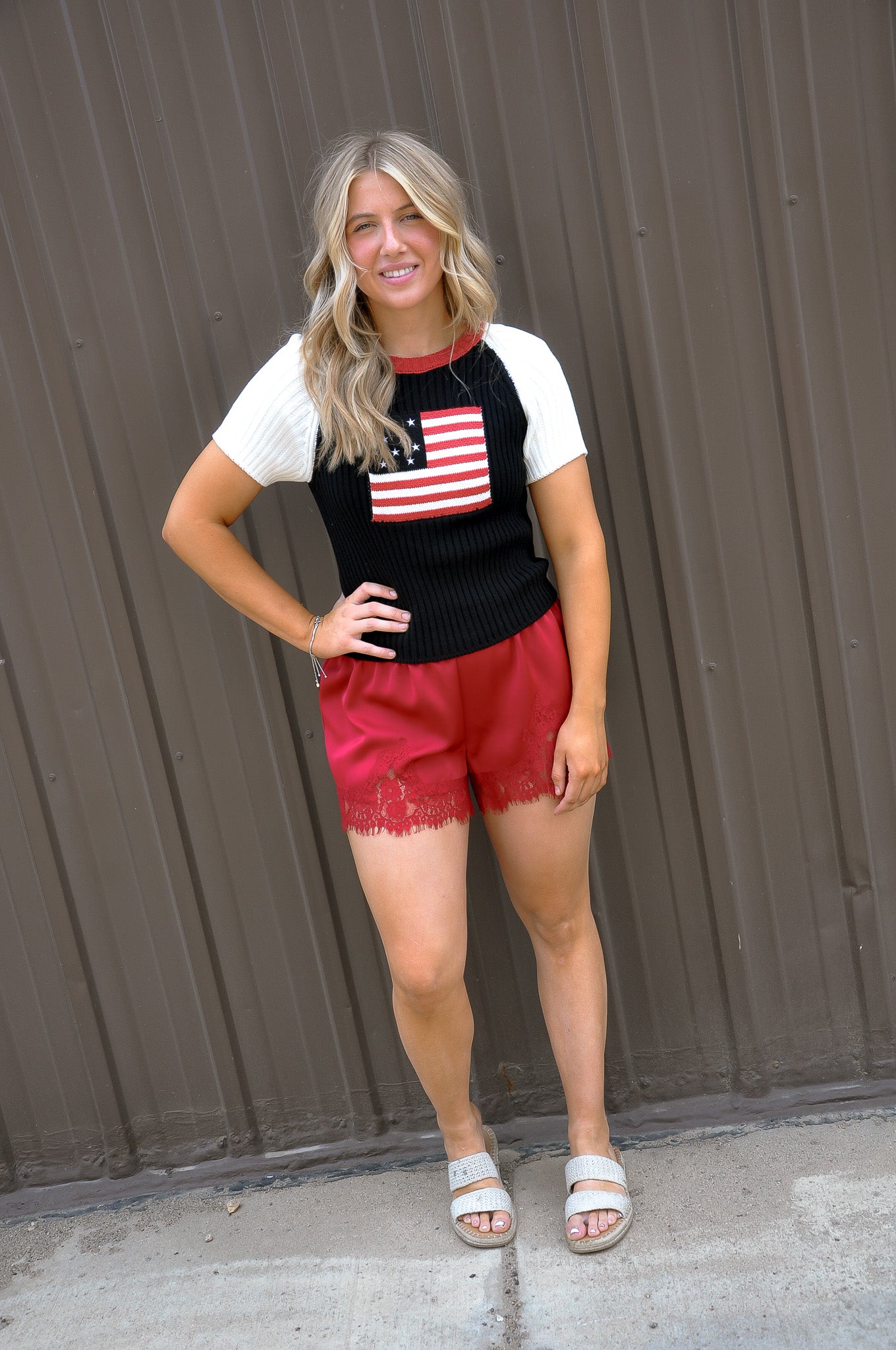 Elastic Waist MR Lace Trim Shorts