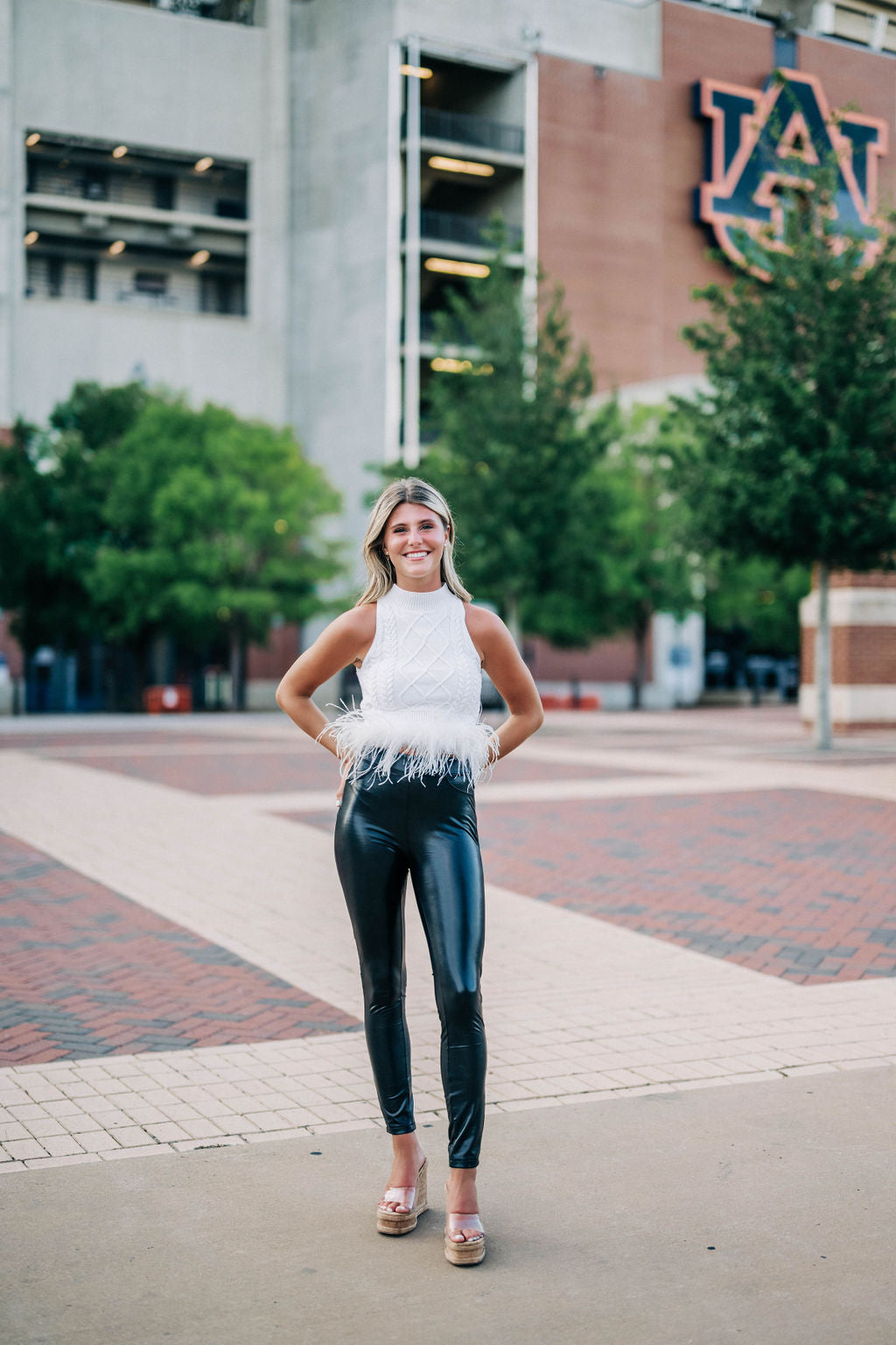 Minka Leather Legging  - Black