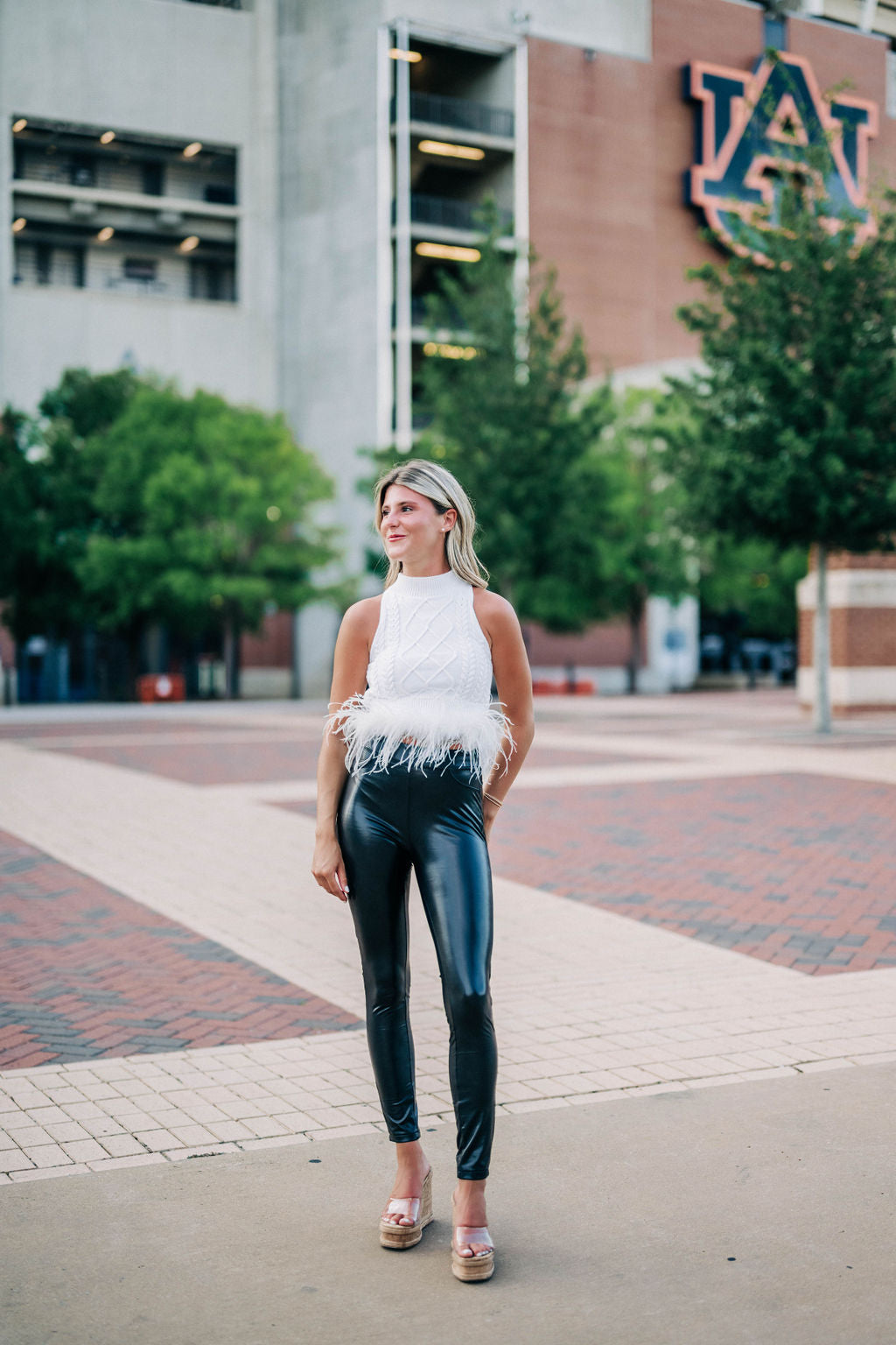 Minka Leather Legging  - Black