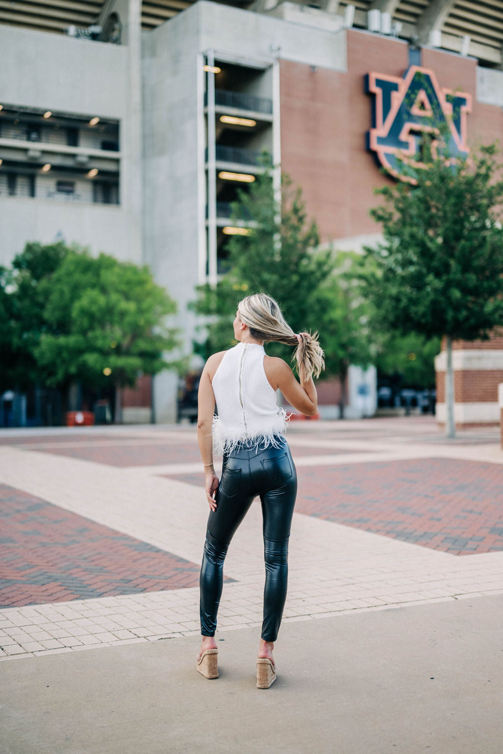 Minka Leather Legging  - Black