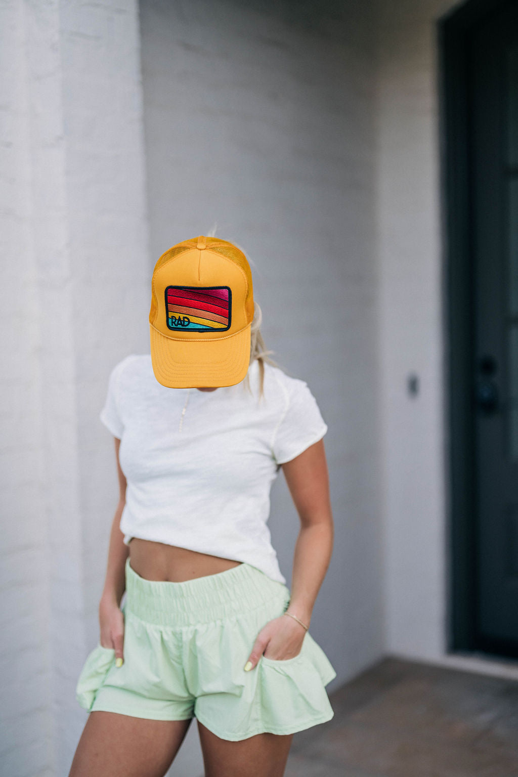 Rad Trucker Hat - Gold