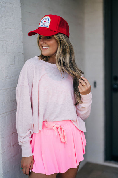 Make America Happy Again Trucker Hat - Red