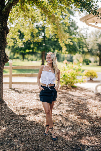Wistful Daydream Tube - Optic White FREE PEOPLE
