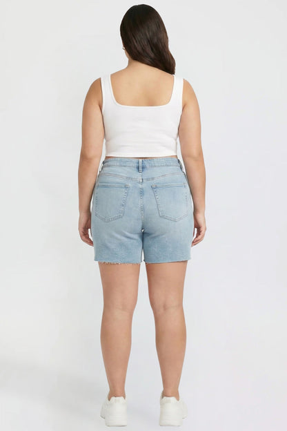 Women's Plus Luxe Long Short with Raw Hem